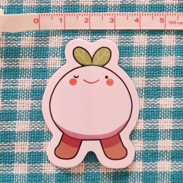 Plant baby glossy vinyl sticker (5cm tall, 4cm wide)