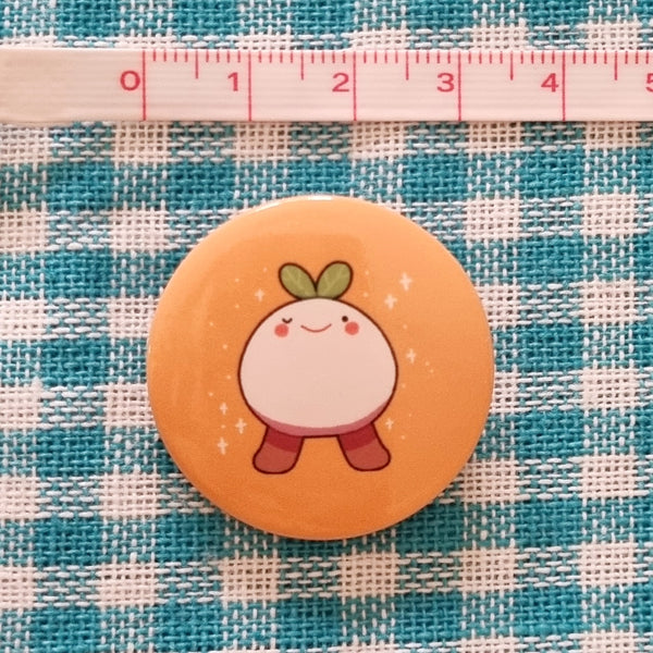 Plant baby button pin (32mm)