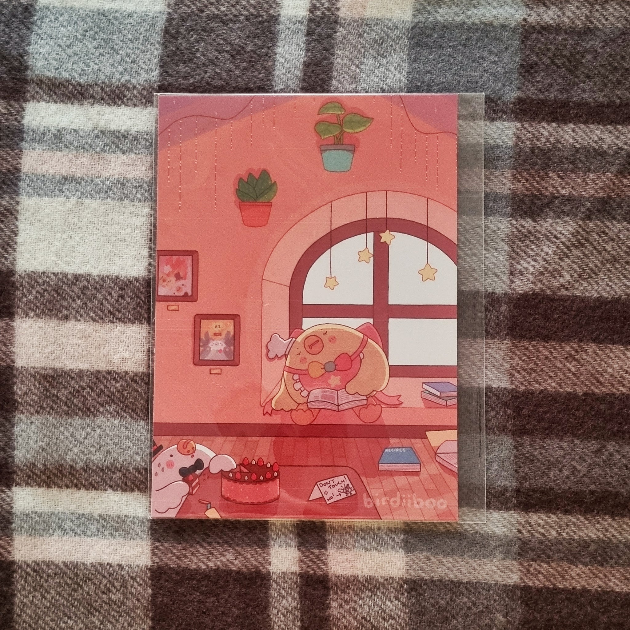 Nap time art print (A6)
