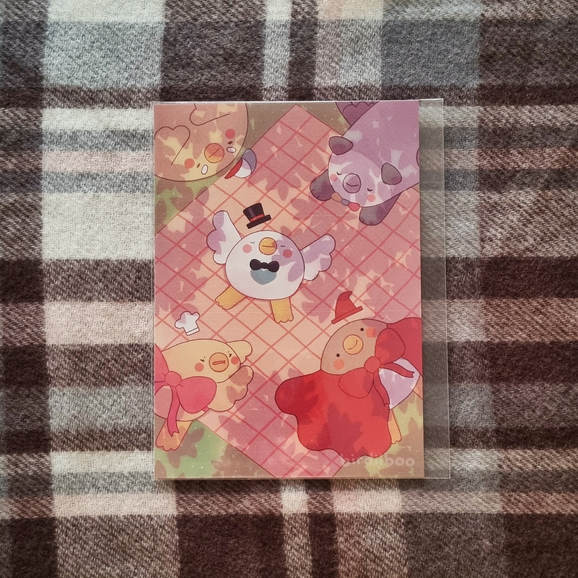 Picnic art print (A6)