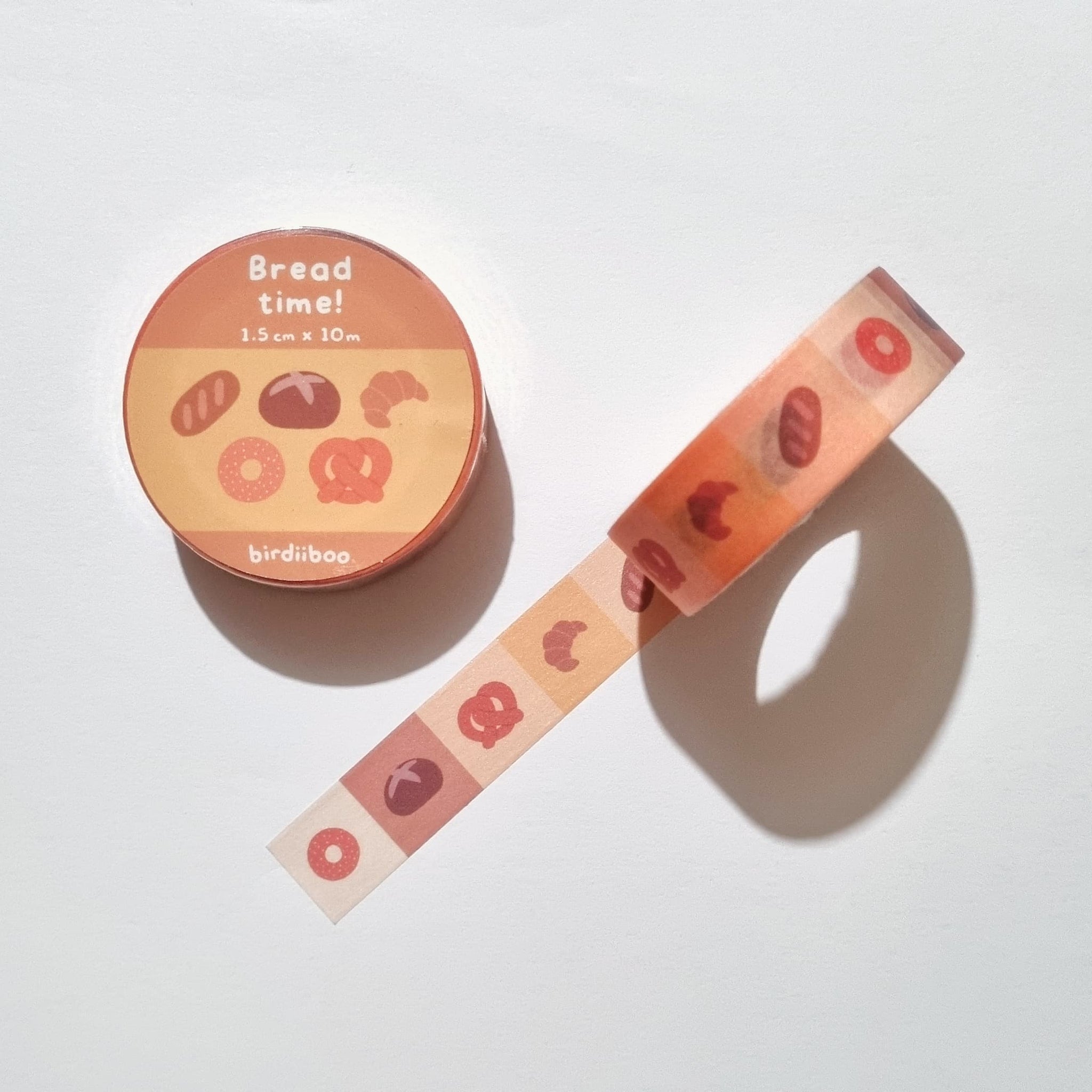Bread time! washi tape (1.5cm x 10m)