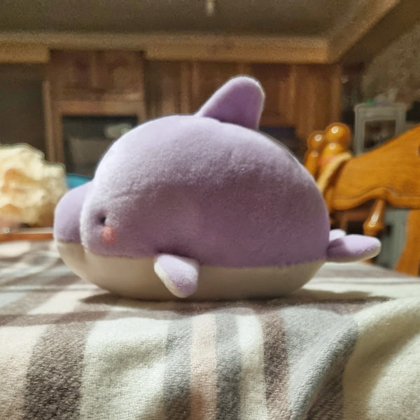 Mr Dolphin handmade plush(approx. 13cm long x 7cm wide)